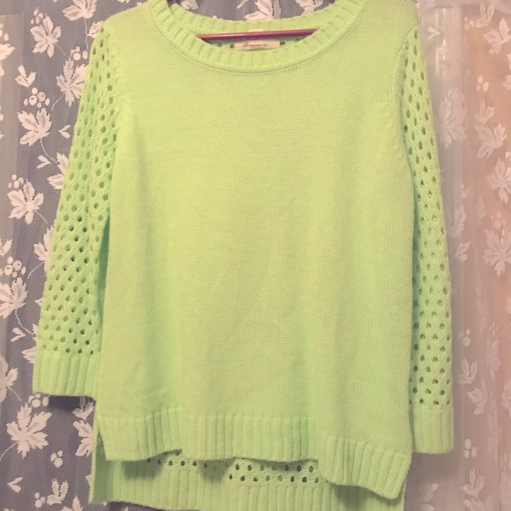 Green forever21 sweater